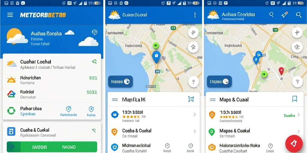 Tampilan antarmuka aplikasi METEORBET88 yang informatif dan menarik.